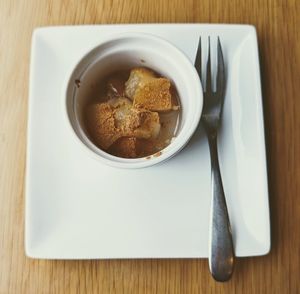 Dessert included at Taom in Hakodate