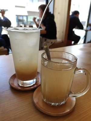 Ginger lemonades at Taom in Hakodate