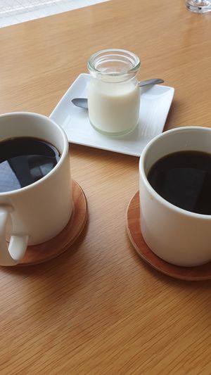 Coffee with soy milk! at Taom in Hakodate