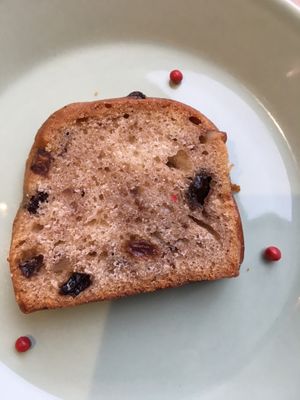 Banana and Cardamon pound cake at Taom in Hakodate