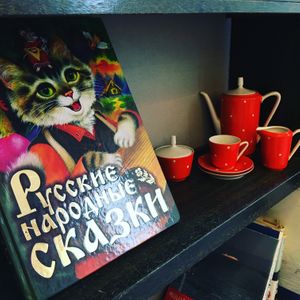 In cafe at Taom in Hakodate