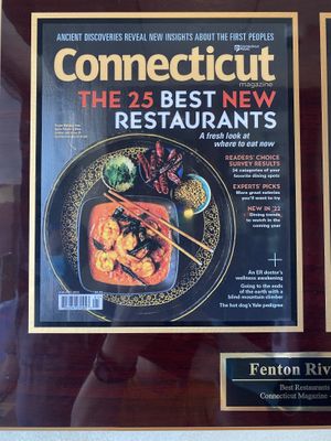 Mag cover  at Fenton River Grill in Mansfield