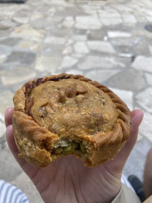 panades vegano at Fornet de la Soca in Mallorca