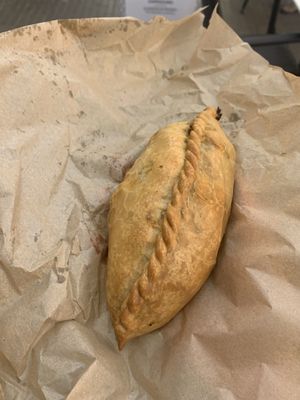 vegan pastry - so tasty!  at Fornet de la Soca in Mallorca