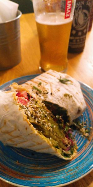 "Falla" wrap - delicious at Falla - Maybe closed in Lodz