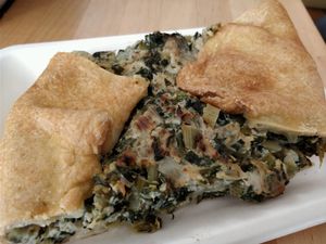 lasagne di farro vegetarian  at SaporiBio in Lugano