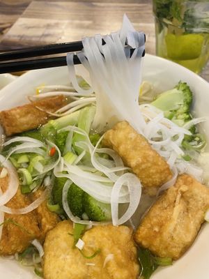 Vegan pho at Madame Pho in Belfast