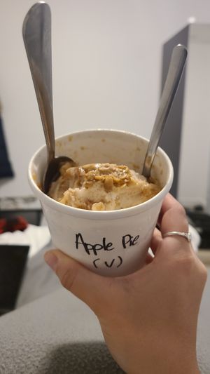 Apple Pie Ice Cream at Guerrilla Burger in Toronto