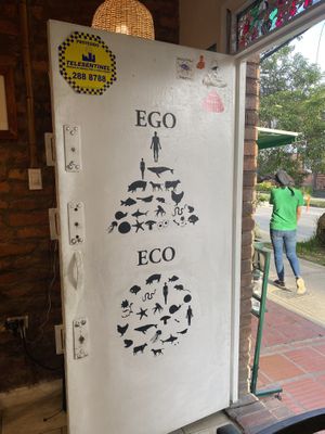 La puerta principal!!  at Iom Cocina Plant-Based in Bogota