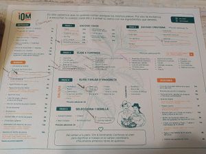 Menú Mayo14 2022 at Iom Cocina Plant-Based in Bogota