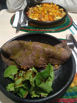 Creppe. at Iom Cocina Plant-Based in Bogota