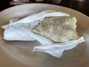 Veggie (vegan) burrito   at Paco's Tacos in Koloa