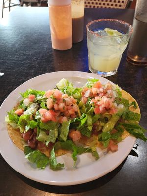 Veggie vegan tacos at Paco's Tacos in Koloa