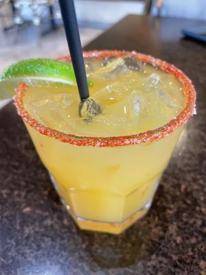 Lilikoi margarita  at Paco's Tacos in Koloa