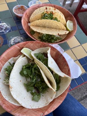 Delicious vegan tacos  at Texicana Grill in Bellmore