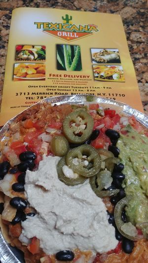 Nachos with "beef" at Texicana Grill in Bellmore