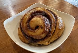 A surprisingly excellent cinnamon roll #Veganuary at Kood Kolaborasi Untuk Desa in Denpasar