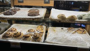 Vegan cinnamon rolls and pretzels   at Kood Kolaborasi Untuk Desa in Denpasar