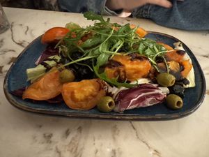 Roasted tomatoes small plate  at The Chubby Cherub in Belfast