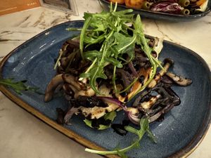Truffled mushroom starter  at The Chubby Cherub in Belfast