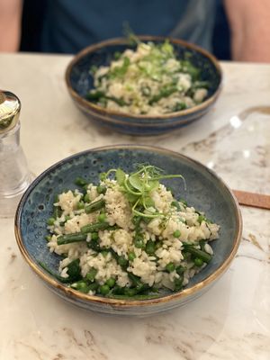 Vegetable risotto  at The Chubby Cherub in Belfast