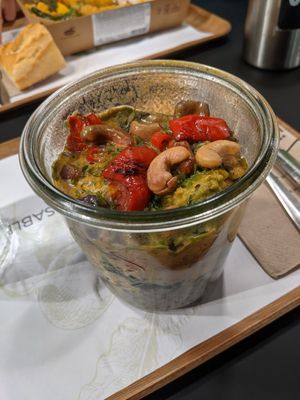 Veggy curry with dal at Victorine - Blvd de Kockelscheuer in Luxembourg City