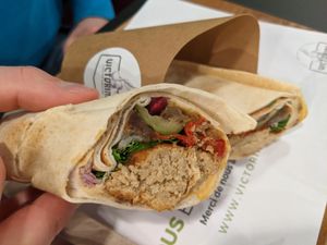 Falafel wraps at Victorine - Blvd de Kockelscheuer in Luxembourg City