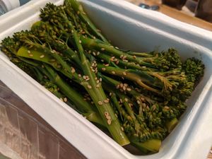 Broccolini with tahini dressing (not pictured) at Victorine - Blvd de Kockelscheuer in Luxembourg City
