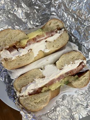 The Alexa with vegan cream cheese  at Nervous Charlie's Bagels - Austin in Austin