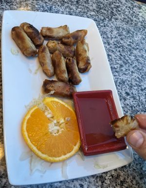 Fried Spring Rolls at Thai Bamboo in Coeur D Alene