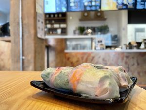 Fresh Rolls with a Mexican flair #Veganuary at Copper Branch in Vancouver