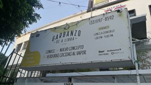 Entrance at Garbanzo de a Libra in Guadalajara