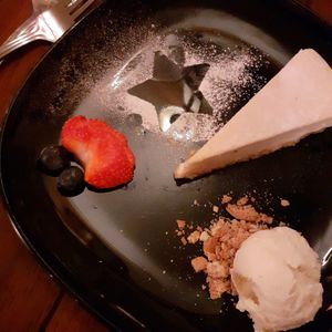 Another shot of the pleasing dessert. at Pappardelle Ristorante and Osteria in Arundel