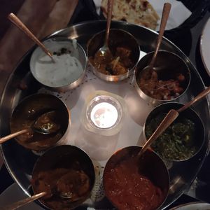 Vegatarian tahli was delicious at India Palace in Apeldoorn