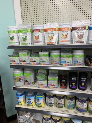 Vega vegan protein powder at Old Fashion Foods in Regina