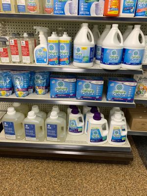 Nature clean cleaning supplies at Old Fashion Foods in Regina