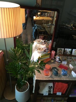 Feminist goods  at Feminism Book Cafe Doing in Seoul