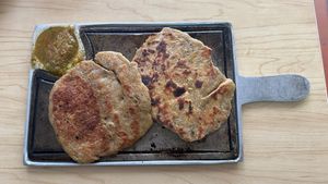 Milanesa de Seitán  at Canela Delicias Veganas in Bogota