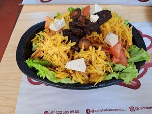 Picada at Canela Delicias Veganas in Bogota