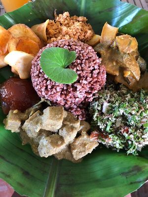 Rice & Curry at Cafe Durga in Unawatuna