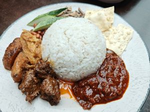 Nasi Lemak at VegTalk in Genting Highlands