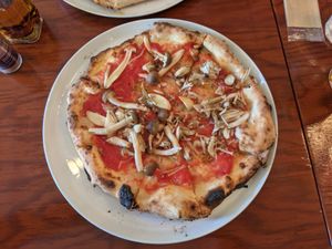 Marinara quattro fungi at Parco Della Pace  in Hiroshima