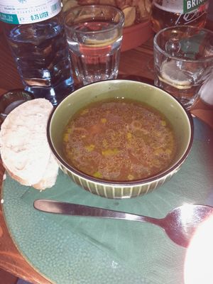 Soup at Grüner Salon in Dortmund