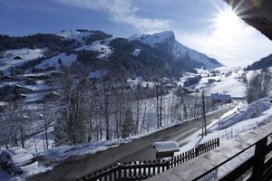 View in Winter at Auberge de Jeunesse in La Clusaz