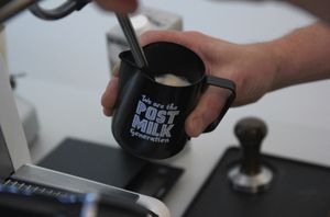 Coffee made vegan - using Oatly Barista at Archetyp in Berlin