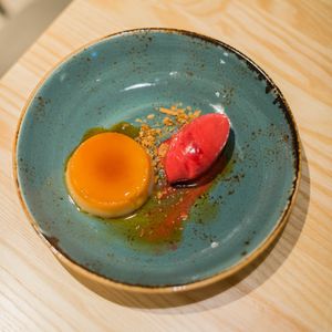 Dessert at Noot Nordik Kitchen in Gothenburg