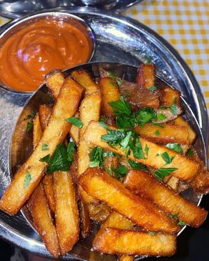 Fries- sooooo good   at Laser Wolf in Philadelphia