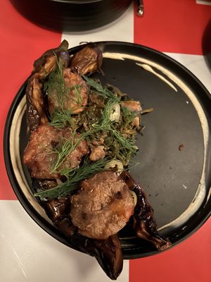 Eggplant dish   at Laser Wolf in Philadelphia