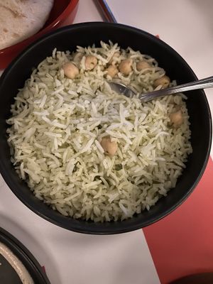 Rice and beans   at Laser Wolf in Philadelphia