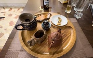 Tea ceremony   at Loving Hut in Abidjan